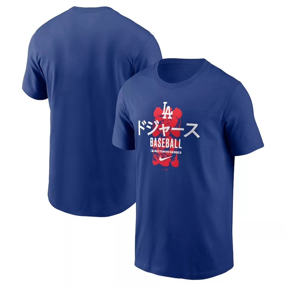 Men Los Angeles Dodgers blank blue MLB 2025 Tshirt style 5